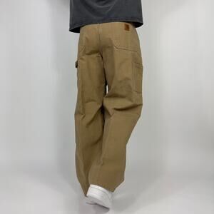 Super Sick Y2K Carhartt Utility Tan Canvas Carpenter Pants